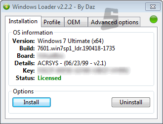 کرک و فعال ساز ویندوز 7 و Windows Server نسخه 2.2.2 آپدیت 14 فروردین -