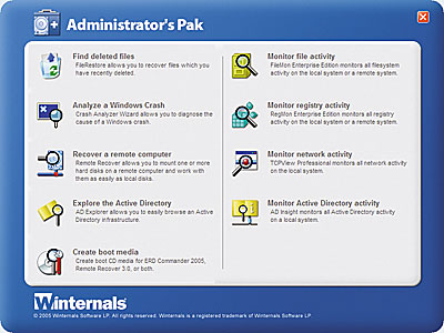 ERD Commander 5.0 + 6.0 + 6.5 x86/x64 -